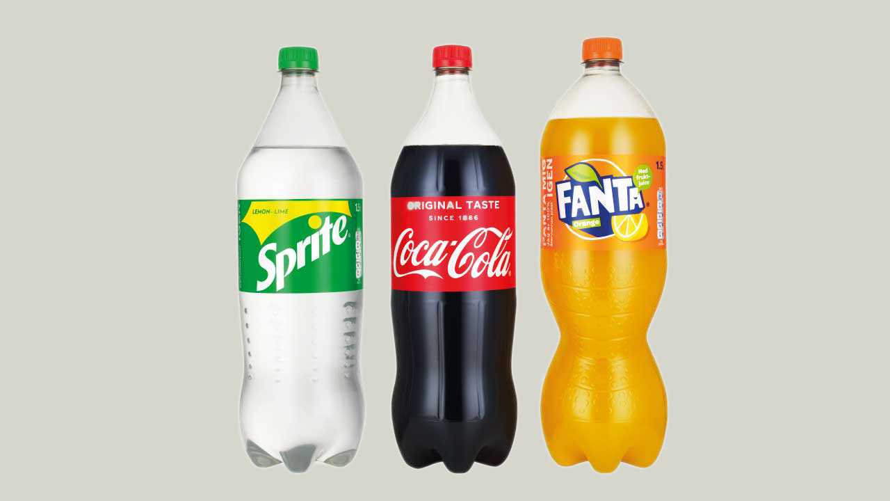 Coca Cola 100% rPET Bottles
