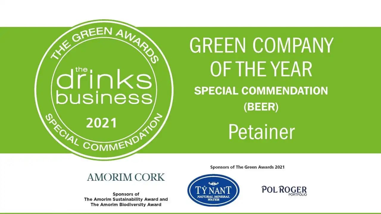 Petainer Wins at The Drinks Business Green Awards