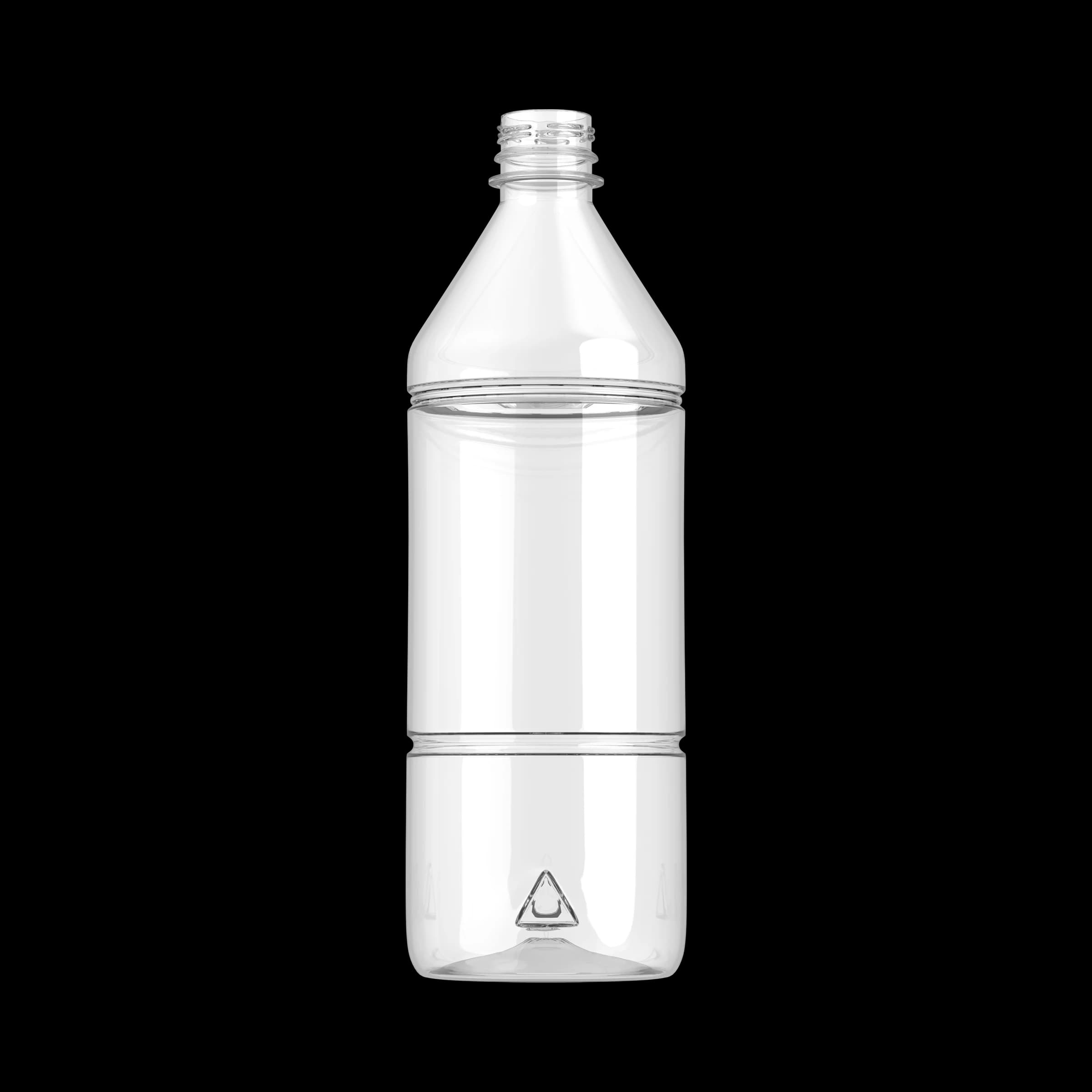 PET Plastic Chemical Bottle In Clear Plastic
