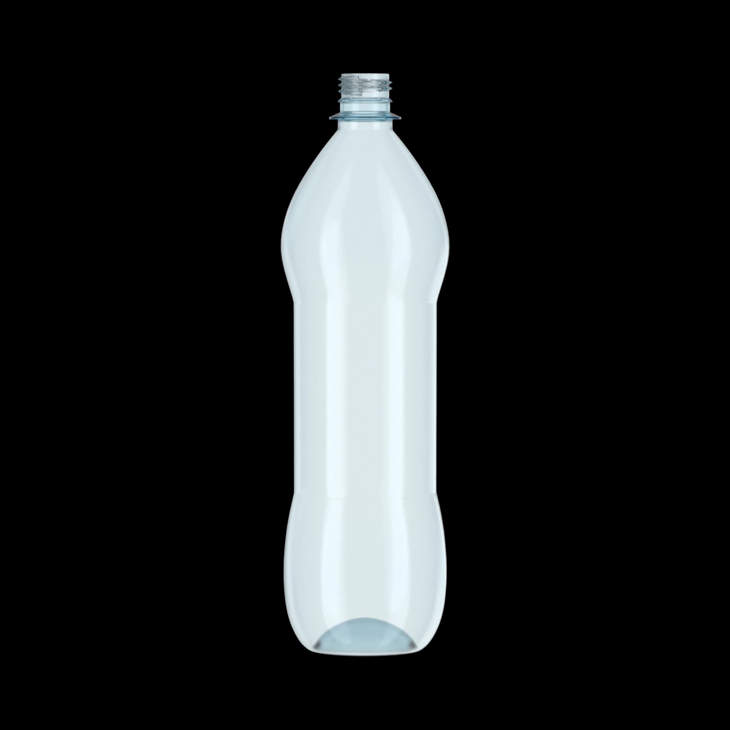 Botella de bebida reutilizable de 1000 ml curvada - 28 mm BPF