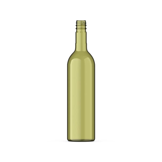 1L Plastic Wine Bottle - Bordeaux Shape, Lightweight & Recyclable