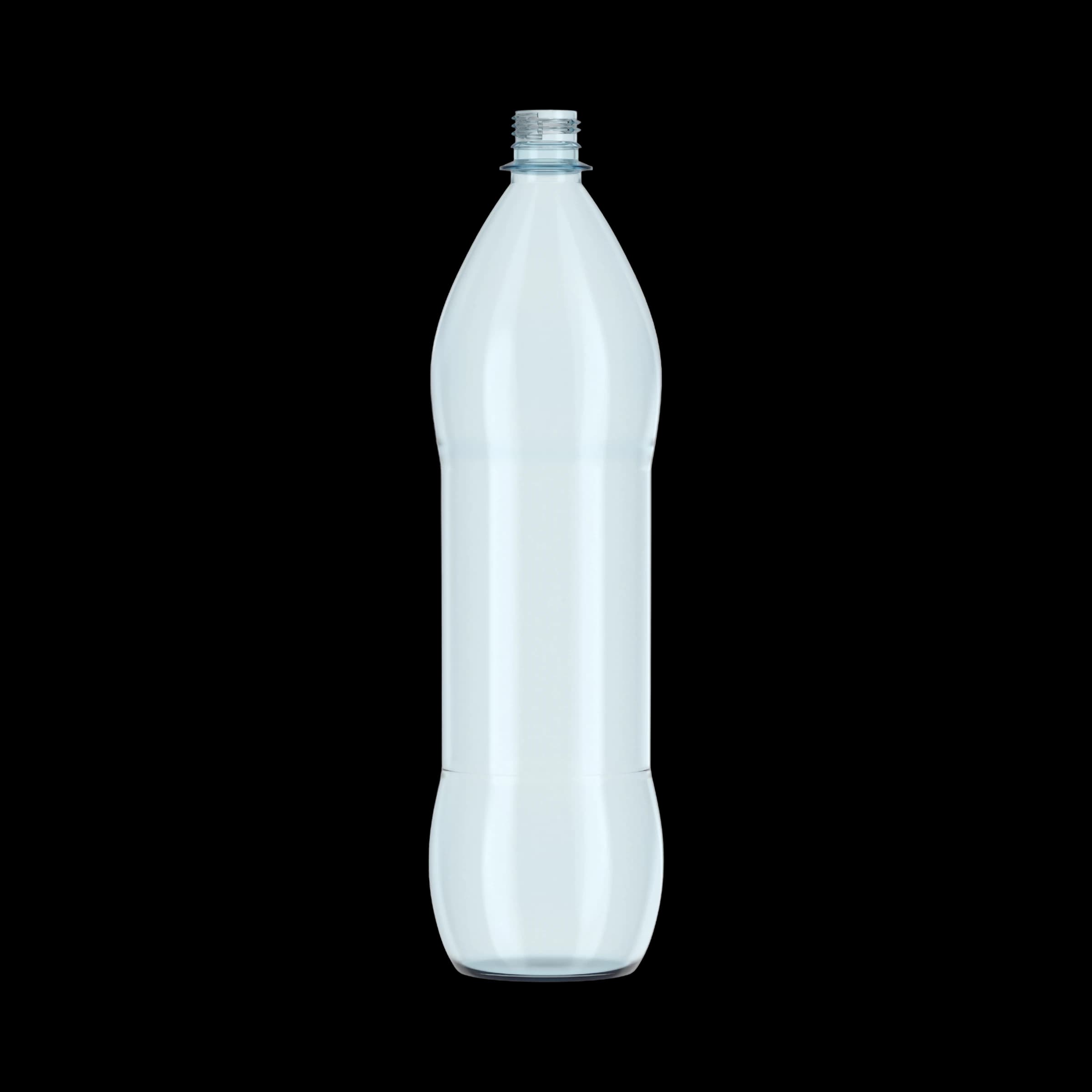 Botella de bebida reutilizable de 1500 ml curvada - 28 mm BPF