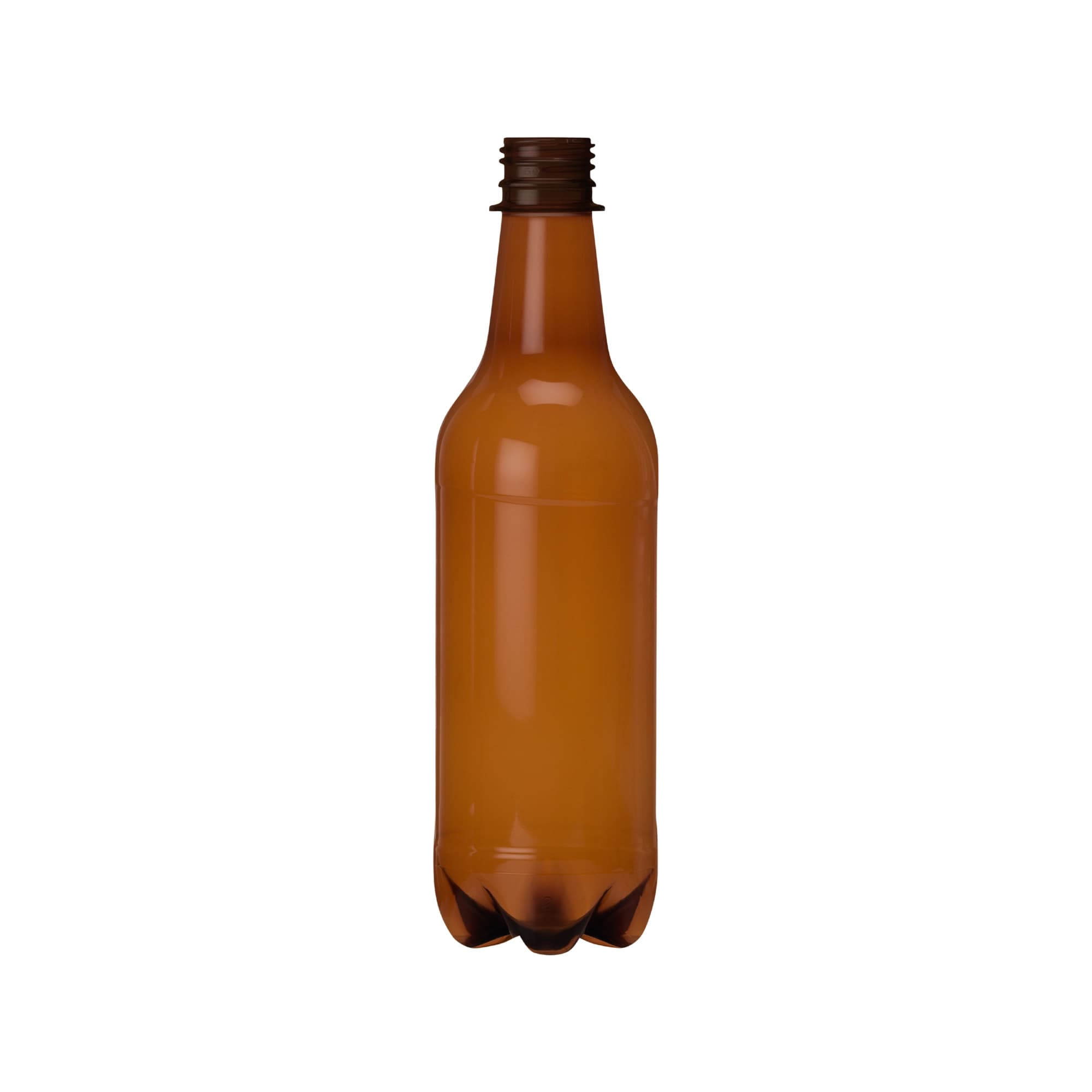 500ml Plastic Beer Bottle - Lightweight PET for Events & Retail