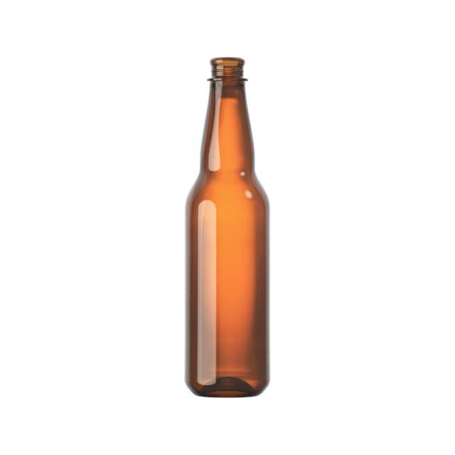 Botella de cerveza de PET reutilizable de cuello largo de 500 ml | Cierre de corcho corona