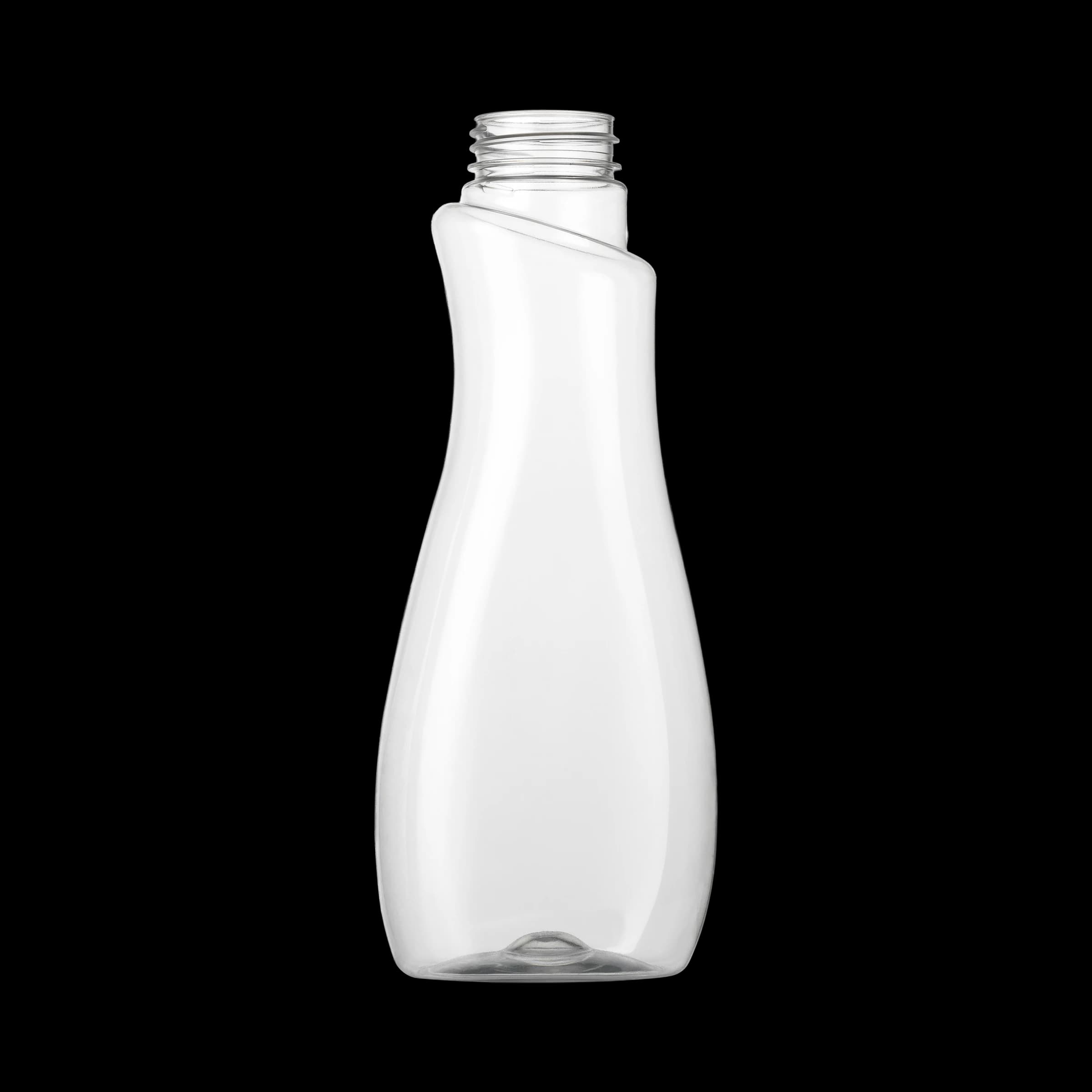 Clear PET Plastic Laundry Detergent Bottle with 40mm Tyson Neck Type