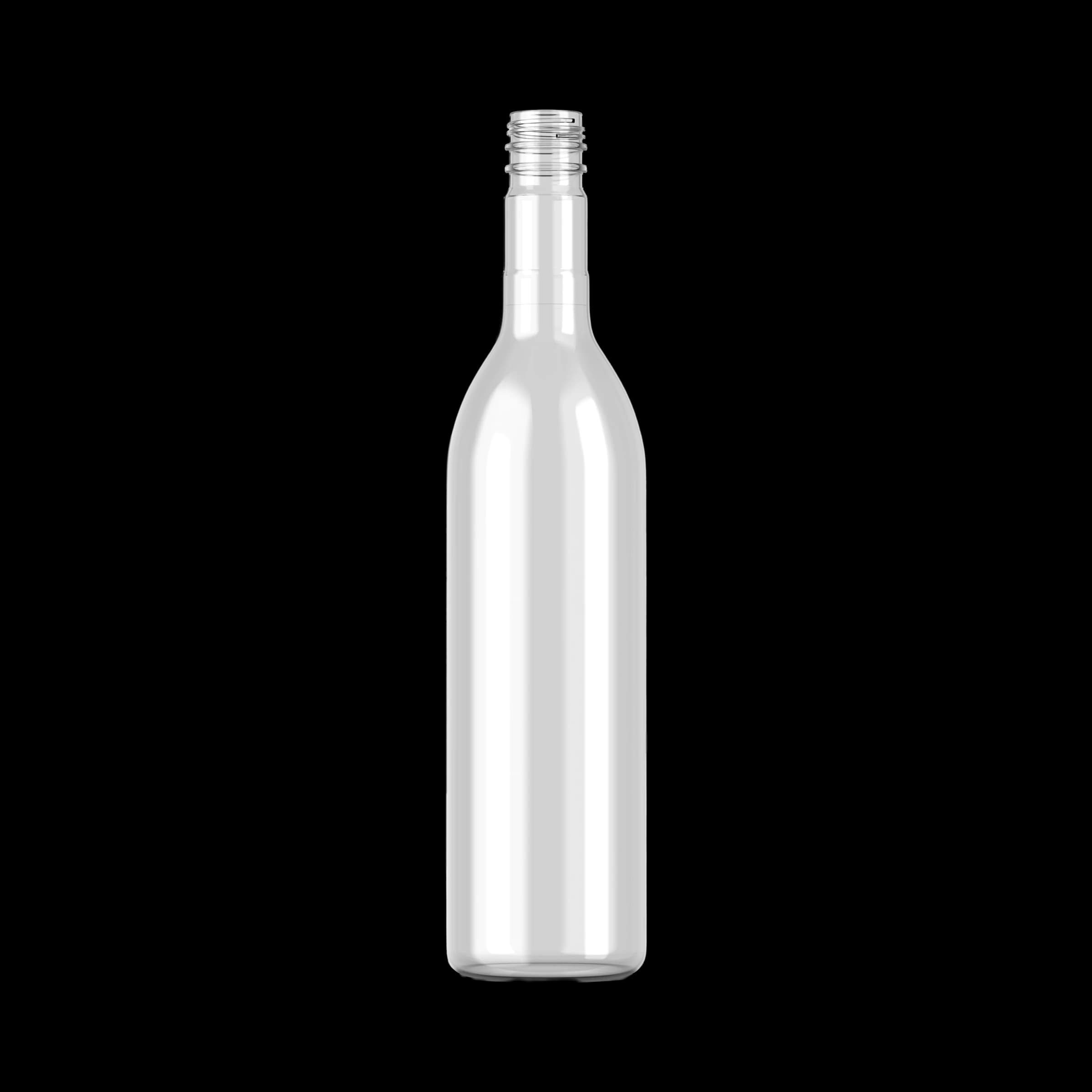 750ml Plastic Wine Bottle  - Standard BVS 30H60 - Gallery image 1