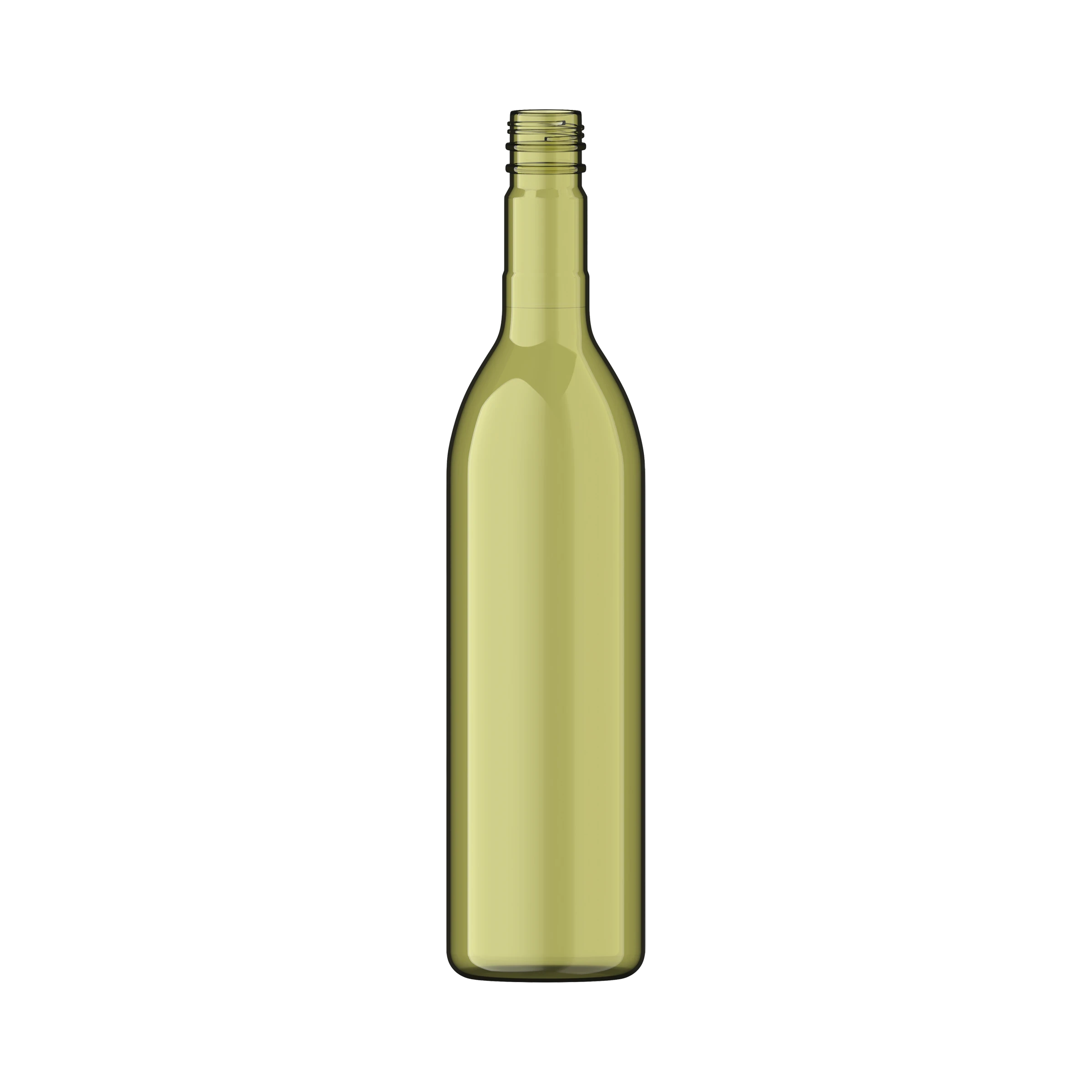 750ml Plastic Wine Bottle  - Standard BVS 30H60