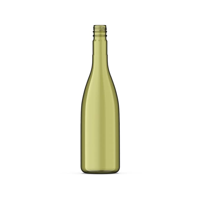 750ml Plastic Wine Bottle - Burgundy Shape, Lightweight & Recyclable
