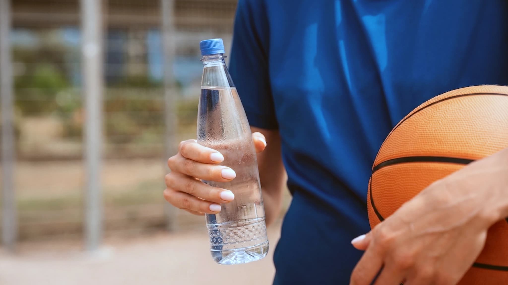 Reusable PET water bottle