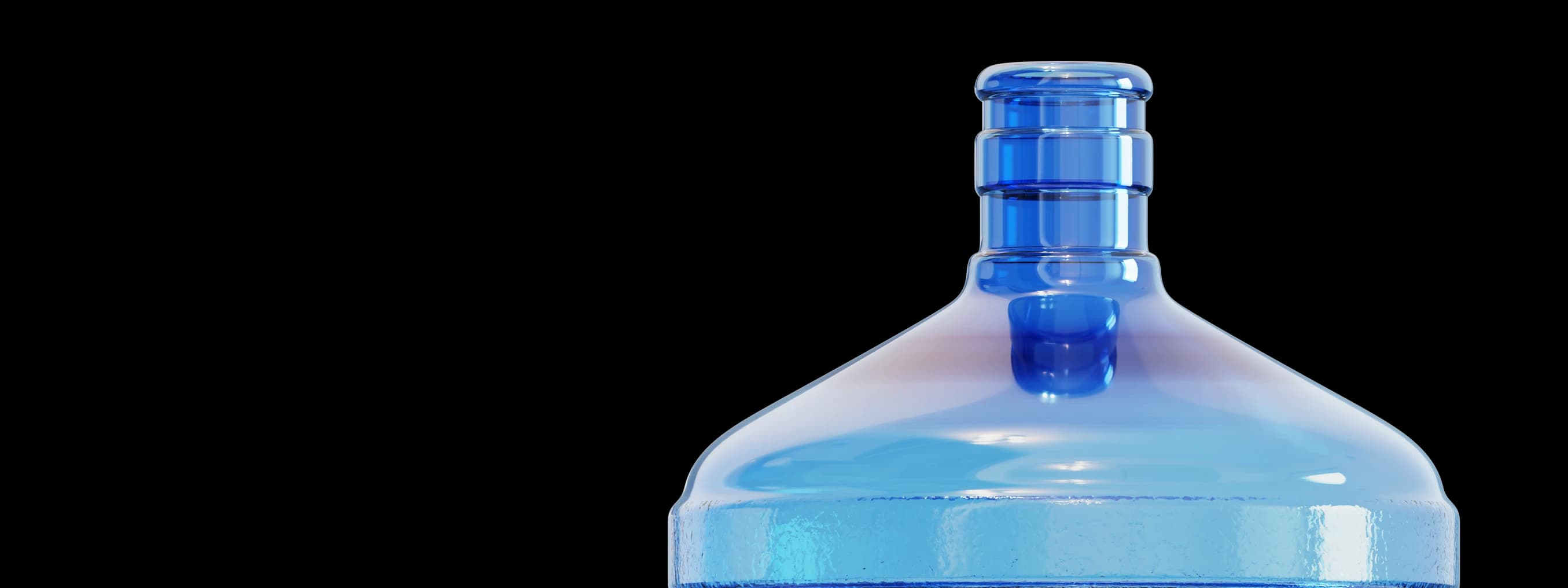 PET water cooler bottle call to action