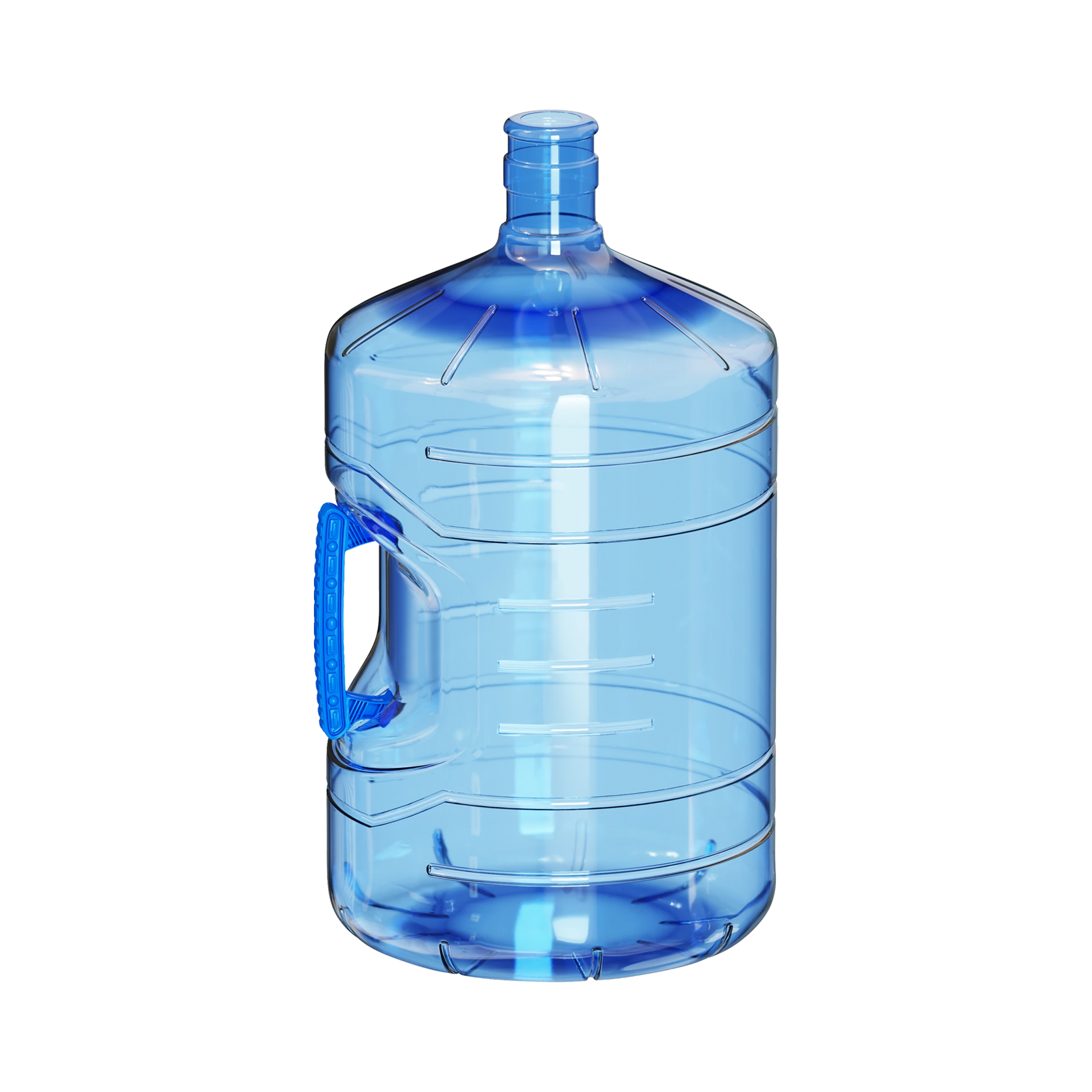 5加仑EMEA 饮水机水桶- 55毫米卡扣式| PET Plastic Water Coolers
