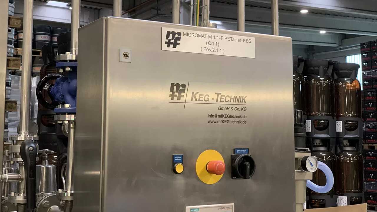 M+F Keg Technik Petainer Keg Filling Machine