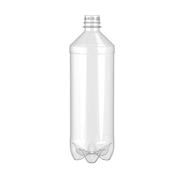 PET Plastic CO2 Straight Bottle 1L