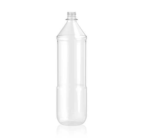 1500ml PET Plastic Refillable Bottle - Straight - 28mm BPF