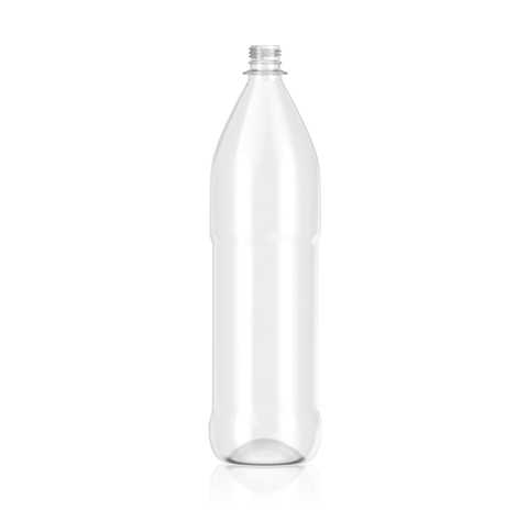 1500ml PET Plastic Refillable Bottle - Rounded - 28mm BPF