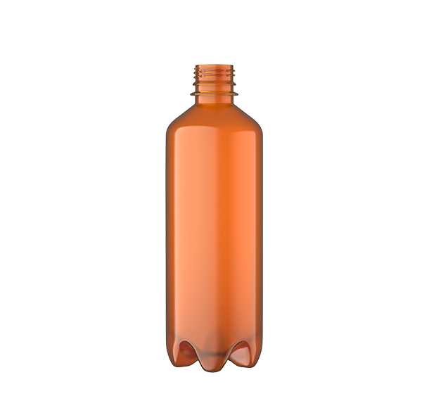 PET Plastic Brown CO2 Bottle 500ml